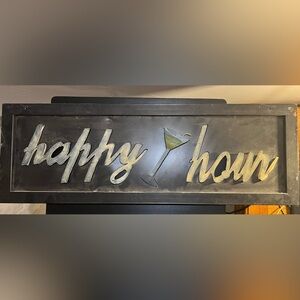 Happy Hour sign